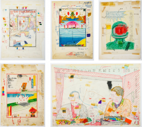 「横尾忠則　銀座番外地　Tadanori Yokoo My Black Holes」展示作品より （写真：川並京介）