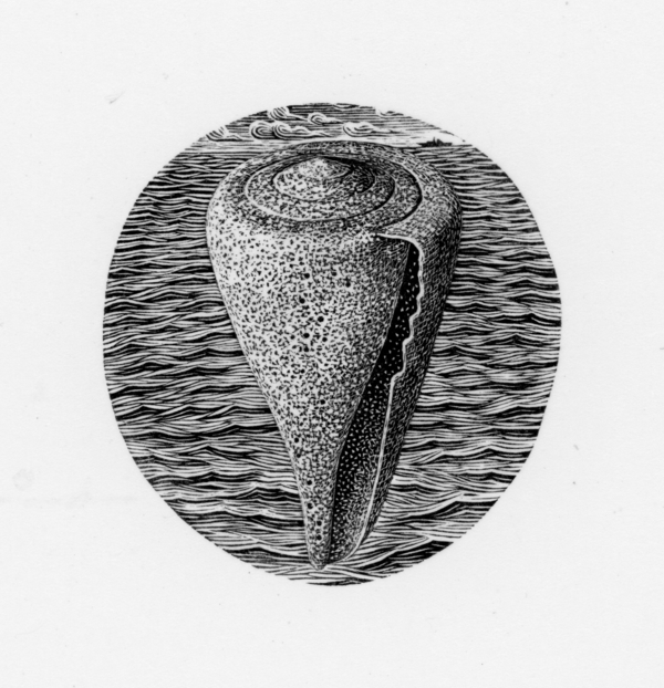 Atsushi Matsuoka, “Sound of the Pacific”  Wood engraving, 2009