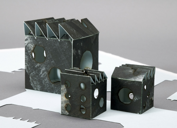 木村 秀樹 《Charcoal/Dice Zigzag》2014年（部分）