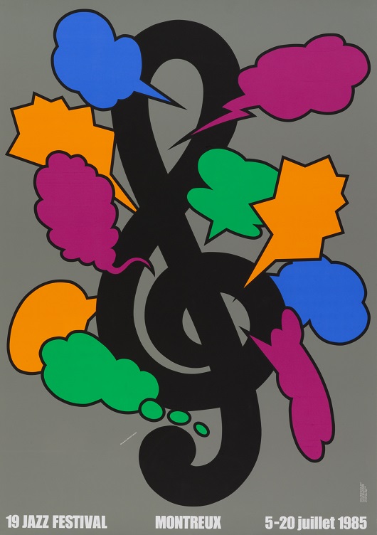 Shigeo Fukuda 19th Jazz Festival Montreux 1985 (C)Shigeo Fukuda