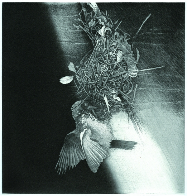 Sakakibara Kei,<i>Hope,</i> etching, aquatint, drypoint, 2020
