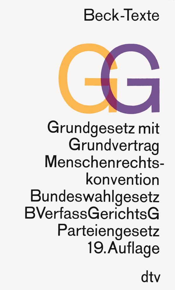 1977 · Celestino Piatti · Basic Law for the Federal Republic of Germany (dtv) · Book cover