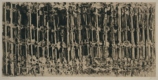 星・反芻学　1962年／インタリオ／33.2×67.8 cm