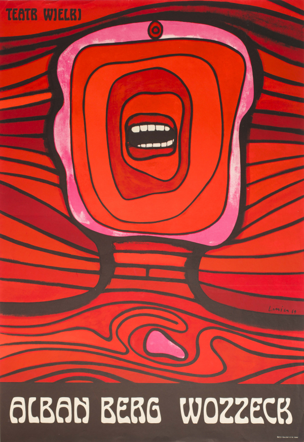 アルバン・ベルク作「ヴォシェク」／オペラポスター／1964, 1965初版印刷