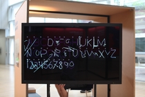 eyeFont， 2010， 山口情報芸術センター[YCAM]