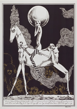 <div style='text-align:left;'>「シャンソン」ポスター 1968年</div>