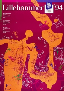 <div style='text-align:left;'>1994年リレハンメル大会, 公式ポスター / ©International Olympic Committee</div>